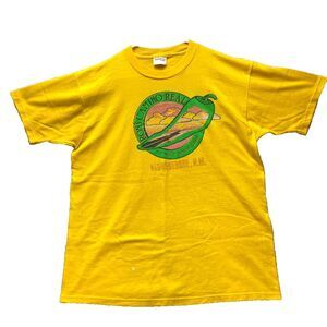 VTG Ron's Camino Shirt‎ Adult Large Mexican Resto Single Stitch Sleeve 90s Mens